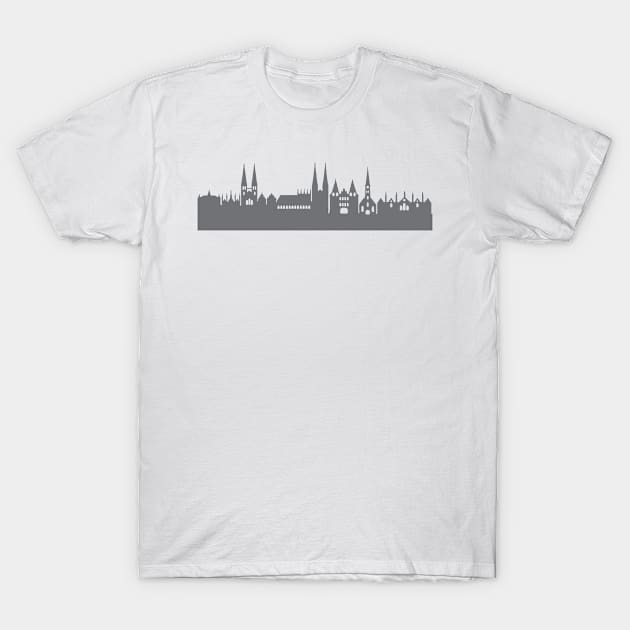 Lübeck in gray T-Shirt by 44spaces